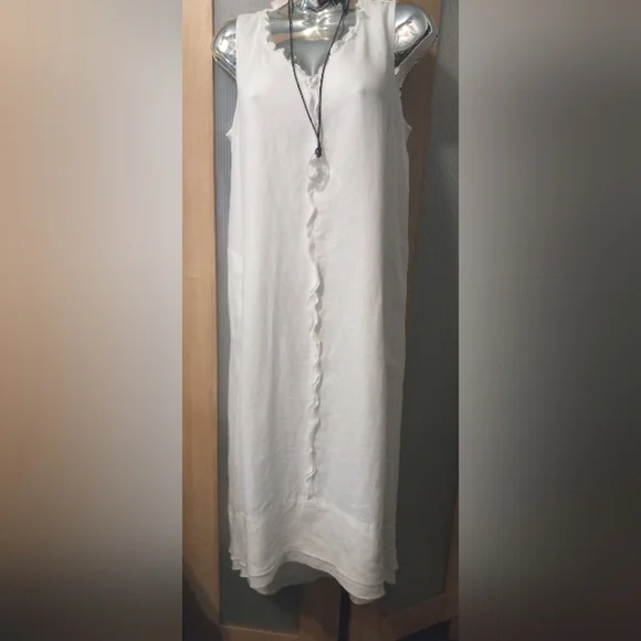 🌻New Item 🌻 Jjill Eplitical linen woven dress - Picture 1 of 5